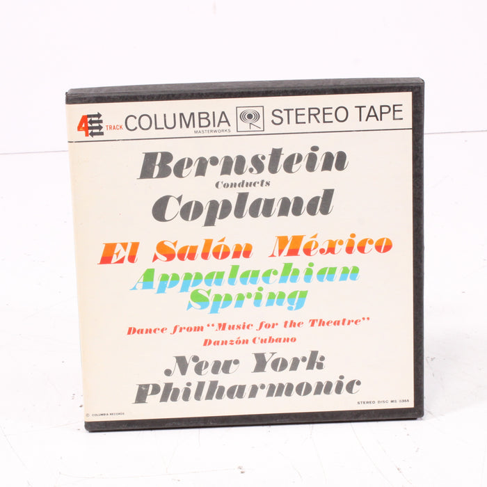 Bernstein Conducts Copland – El Salón México, and more Reel to Reel Tape 7" 1/4" 7½ IPS New York Philharmonic-Reel-to-Reel Tape-SpenCertified-vintage-refurbished-electronics