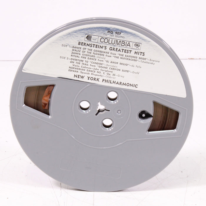 Bernstein’s Greatest Hits – Leonard Bernstein Conducts the New York Philharmonic Reel to Reel Tape 7" 1/4" 7½ IPS Columbia Stereo Tape-Reel-to-Reel Tape-SpenCertified-vintage-refurbished-electronics