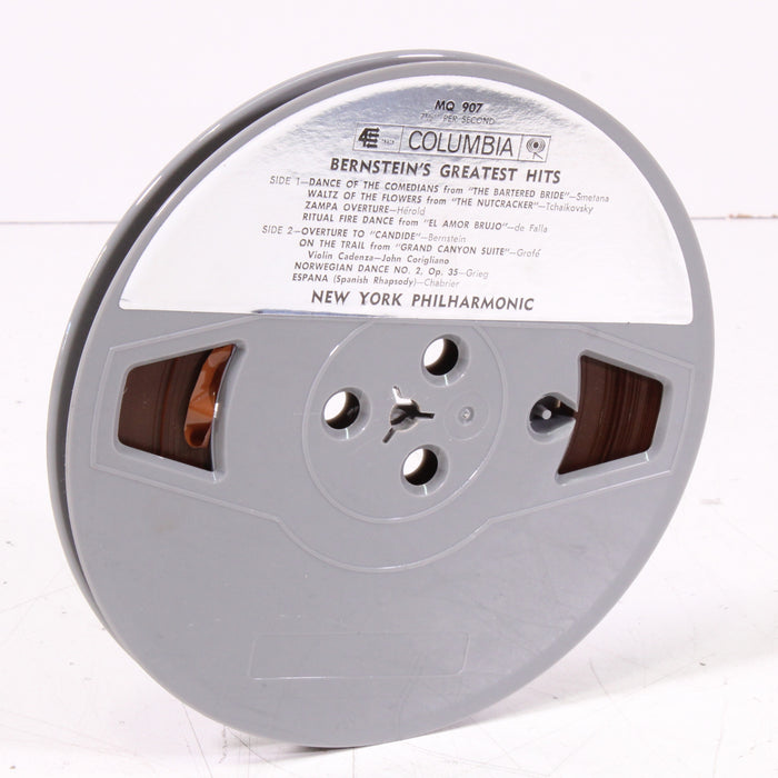 Bernstein’s Greatest Hits – Leonard Bernstein Conducts the New York Philharmonic Reel to Reel Tape 7" 1/4" 7½ IPS Columbia Stereo Tape-Reel-to-Reel Tape-SpenCertified-vintage-refurbished-electronics