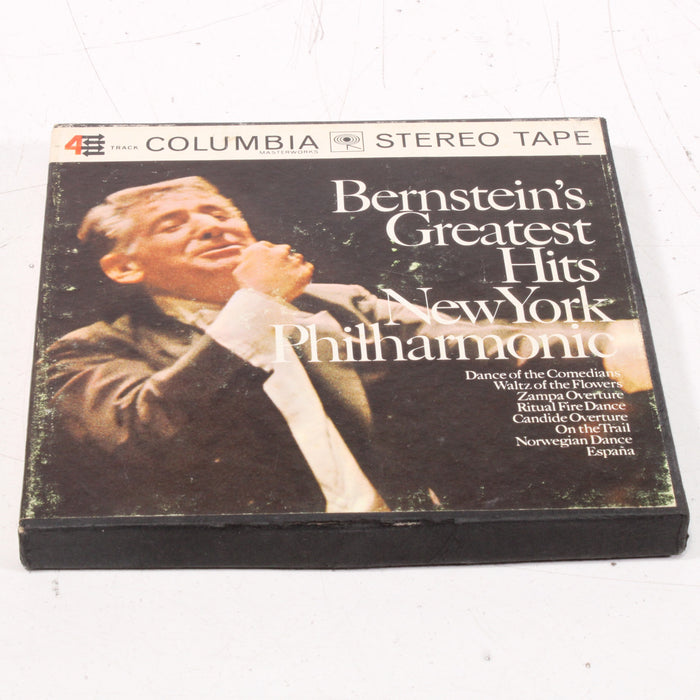 Bernstein’s Greatest Hits – Leonard Bernstein Conducts the New York Philharmonic Reel to Reel Tape 7" 1/4" 7½ IPS Columbia Stereo Tape-Reel-to-Reel Tape-SpenCertified-vintage-refurbished-electronics
