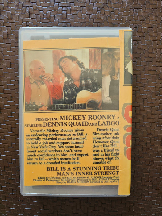 Bill The Movie with Mickey Rooney and Dennis Quaid on Betamax-SpenCertified-vintage-refurbished-electronics