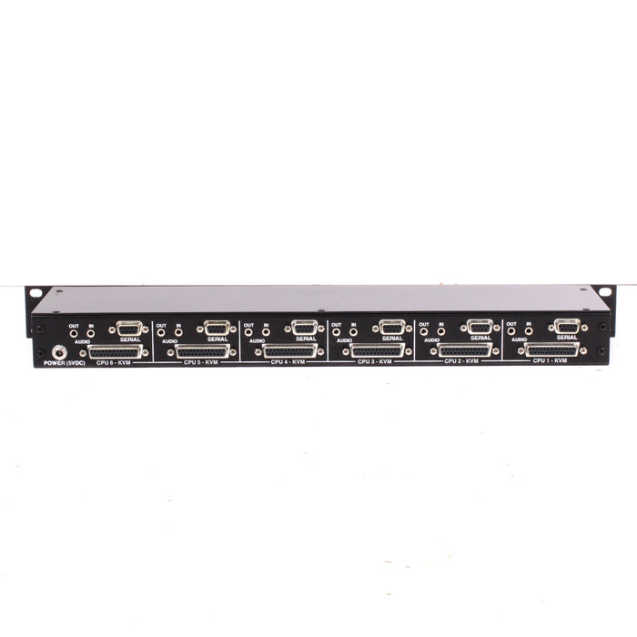 Black Box Rackmount CAT5 KVM Extender Local Hubs 6-Port Unit with Box-Hubs & Switching-SpenCertified-vintage-refurbished-electronics