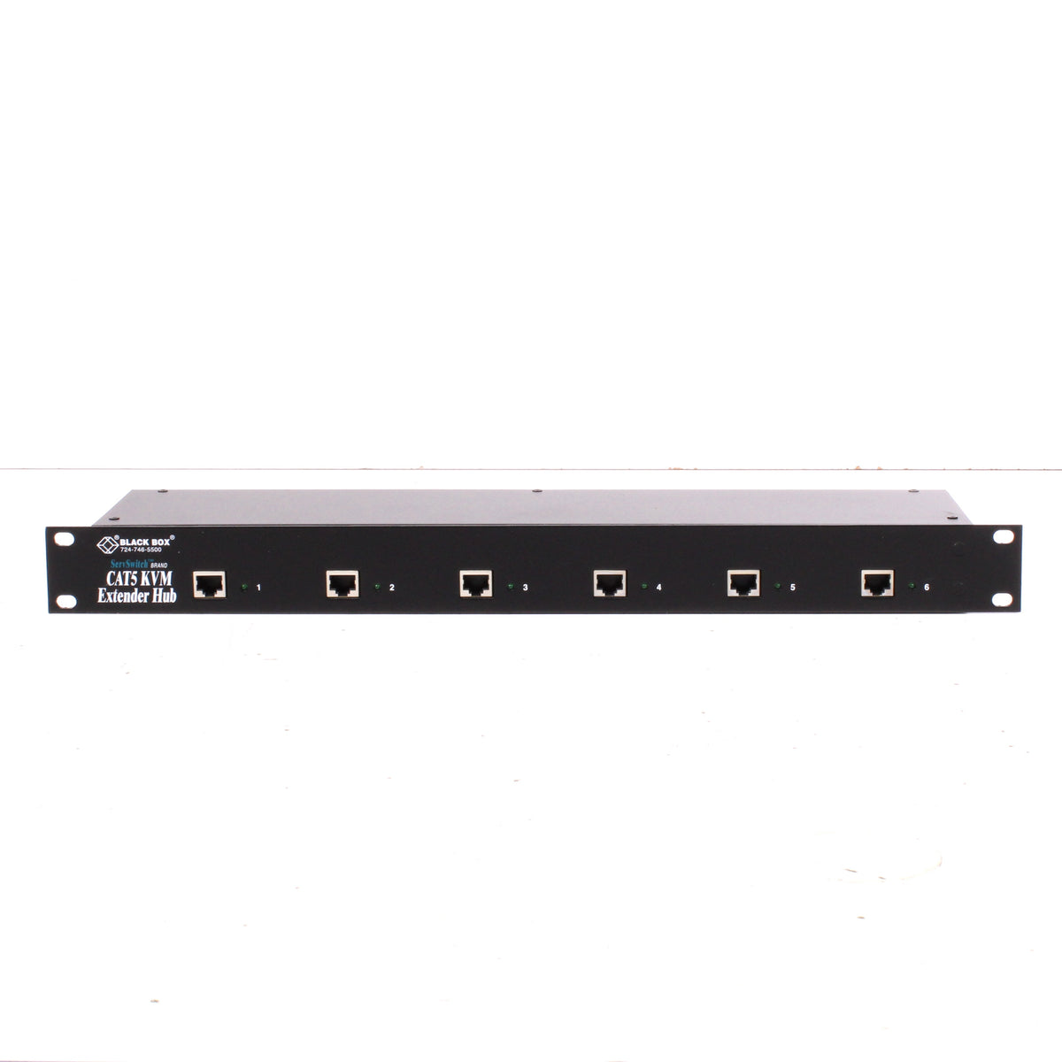 Cat Rack Rackmount Kit Black Box Rackmount CAT5 KVM Extender Local Hubs 6-Port Unit with Box ...