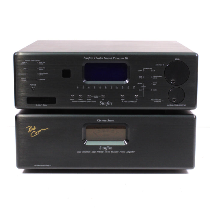 Bob Carver's Sunfire Cinema Seven Architect's Choice Power Amplifier (Signature Edition!)-Power Amplifiers-SpenCertified-vintage-refurbished-electronics