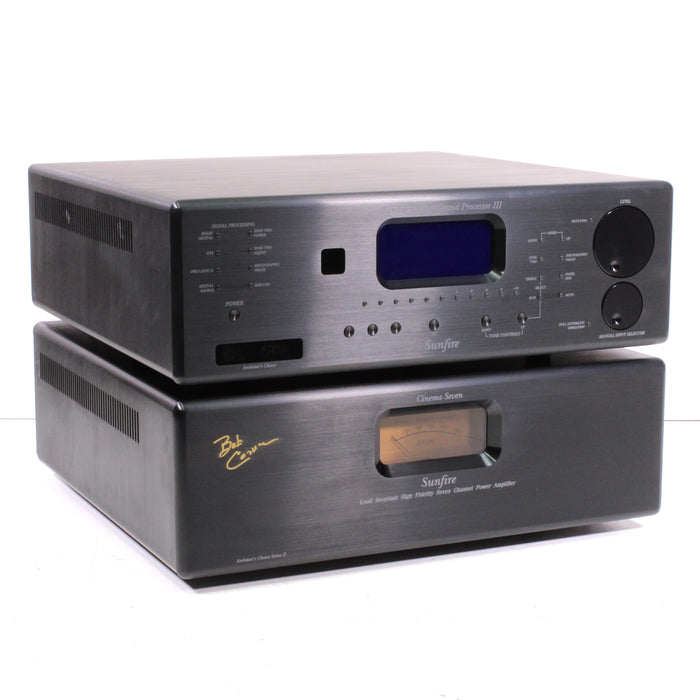 Bob Carver's Sunfire Cinema Seven Architect's Choice Power Amplifier (Signature Edition!)-Power Amplifiers-SpenCertified-vintage-refurbished-electronics