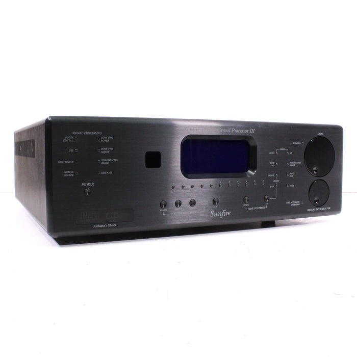 Bob Carver's Sunfire Theater Grand Processor III 7.1 Channel Surround Sound Processor (2003)-Sound Processor-SpenCertified-vintage-refurbished-electronics