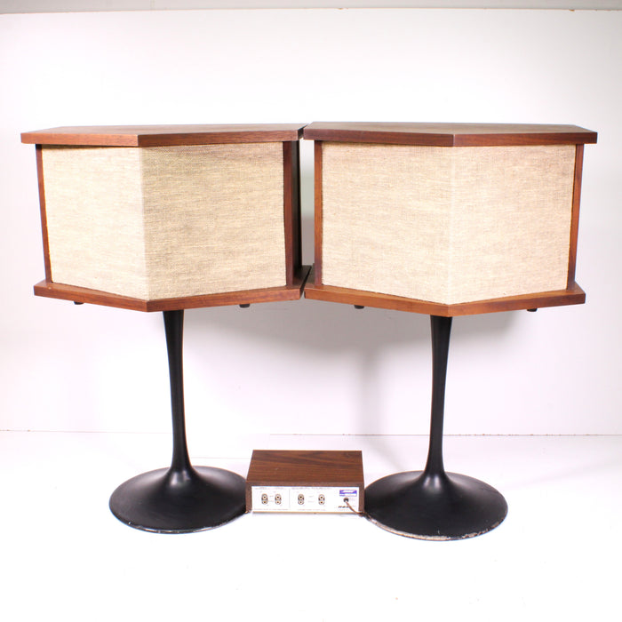 Bose 901 Series II Vintage Direct Reflecting Speaker Pair and Bose 901 Active Equalizer-Speakers-SpenCertified-vintage-refurbished-electronics