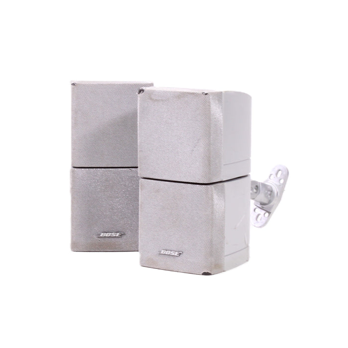 Bose Acoustimass Double Cube Satellite Speaker Direct/Reflecting Surround (Silver)-Speakers-SpenCertified-vintage-refurbished-electronics