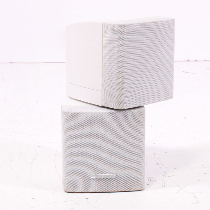 Bose Acoustimass White Lifestyle Double Cube Compact Surround Sound Speaker-Speakers-SpenCertified-vintage-refurbished-electronics