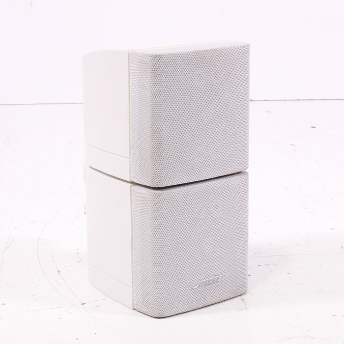 Bose Acoustimass White Lifestyle Double Cube Compact Surround Sound Speaker-Speakers-SpenCertified-vintage-refurbished-electronics