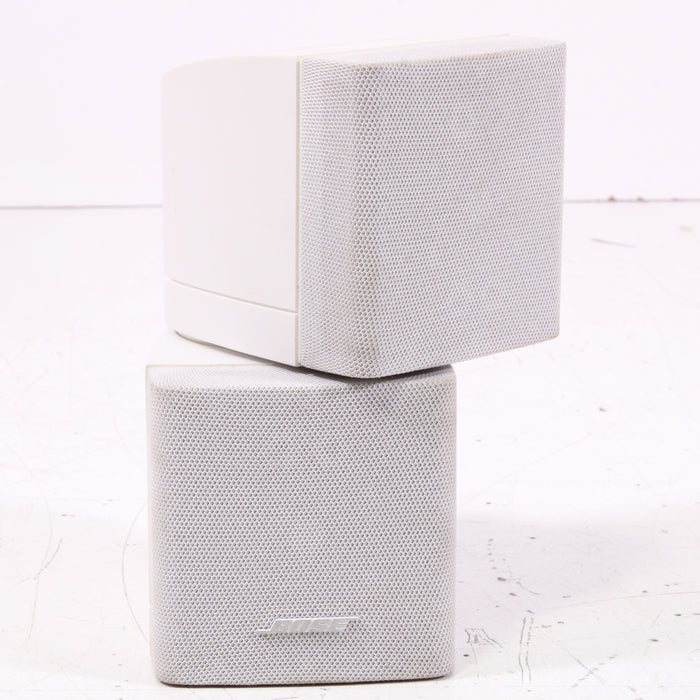 Bose Acoustimass White Lifestyle Double Cube Compact Surround Sound Speaker-Speakers-SpenCertified-vintage-refurbished-electronics