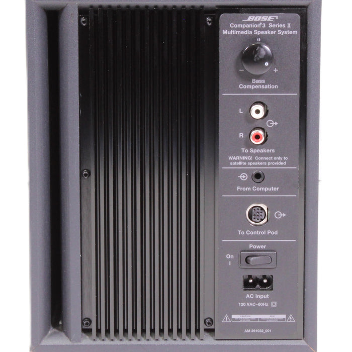 Bose Companion 3 Series II Multimedia Speaker System 2.1