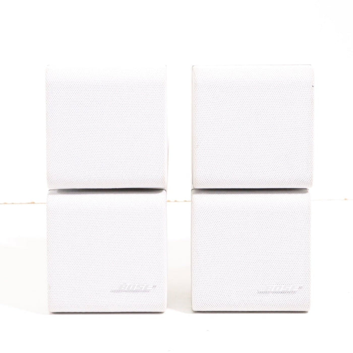 Bose Cube Speakers Swivel Dual Design Set of 2 (White)-Speakers-SpenCertified-vintage-refurbished-electronics