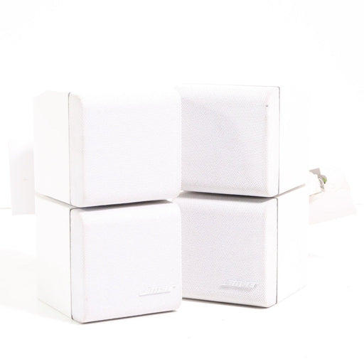 Bose Cube Speakers Swivel Dual Design Set of 2 (White)-Speakers-SpenCertified-vintage-refurbished-electronics