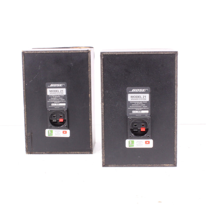 Bose Model 21 Bookshelf Speaker System High-Quality Audio Performance-Speakers-SpenCertified-vintage-refurbished-electronics