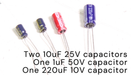 Bose Wave Radio Repair Kit Capacitors (Model AWRC1G)-SpenCertified-vintage-refurbished-electronics