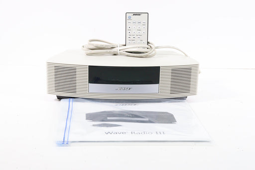 Bose Wave Radio III Music System AM/FM Radio Tuner White-Radios-SpenCertified-vintage-refurbished-electronics