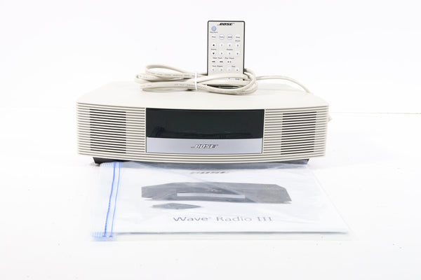 Bose Wave Radio III Music System AM/FM Radio Tuner White