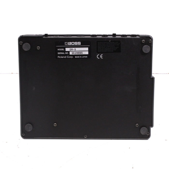 Boss DR-5 Dr. Rhythm Section Drum and Backing Machine (NO POWER CORD) (1997)-Guitar Pedals-SpenCertified-vintage-refurbished-electronics