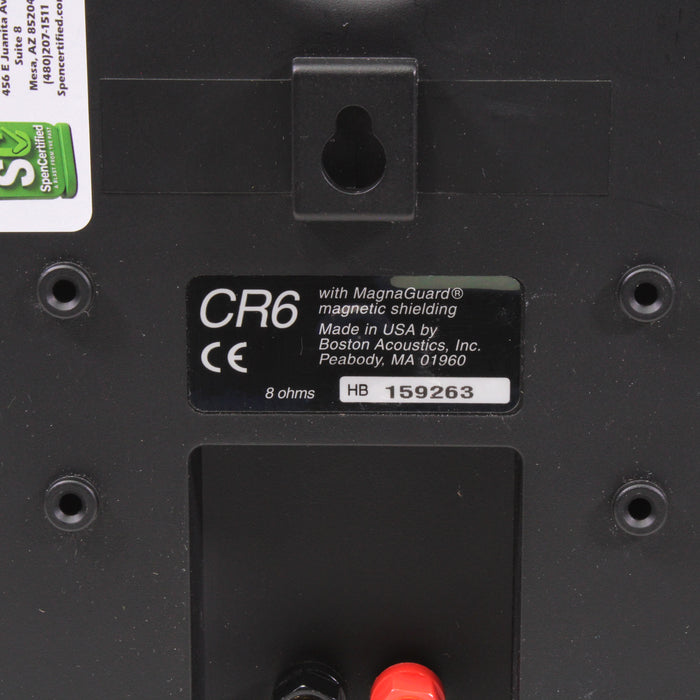 Boston Acoustics CR6 Compact Loudspeaker Speaker System (1994)-Speakers-SpenCertified-vintage-refurbished-electronics