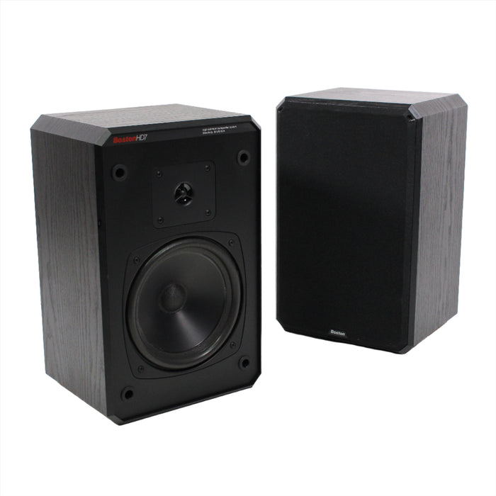 Boston Acoustics HD7 2-Way Bookshelf Speaker Pair-Speakers-SpenCertified-vintage-refurbished-electronics