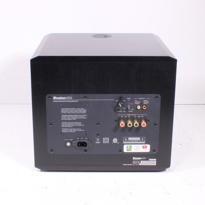 Boston Acoustics XB4 Powered Subwoofer Speaker System Bass Module 10 Inch Woofer (ORIGINAL BOX)-Speakers-SpenCertified-vintage-refurbished-electronics