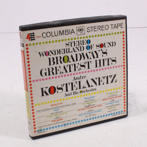 Broadway’s Greatest Hits Stereo Wonderland of Sound – André Kostelanetz and His Orchestra Reel to Reel Tape 7" 1/4" 7½ IPS Columbia Stereo Tape-Reel-to-Reel Tape-SpenCertified-vintage-refurbished-electronics
