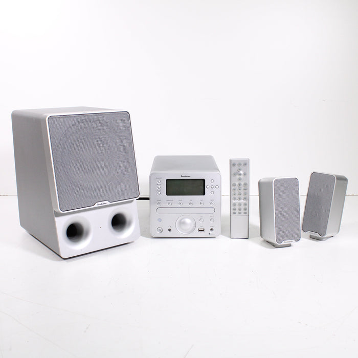 Brookstone SongCube DJB80GB Digital Music Center MP3 CD Player Speaker System (2005)-CD Players & Recorders-SpenCertified-vintage-refurbished-electronics