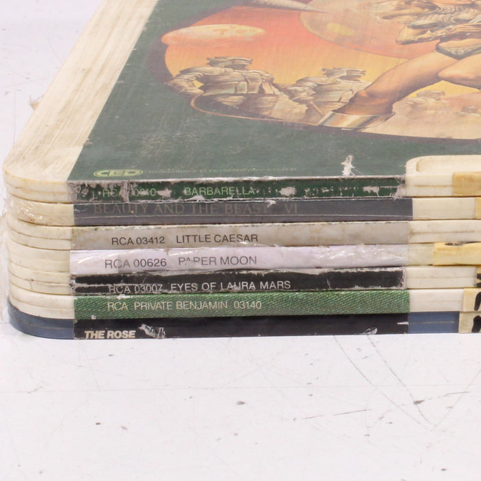 CED VideoDisc Movie Bundle of 7 (Barbarella, The Rose and More)-Records & LPs-SpenCertified-vintage-refurbished-electronics
