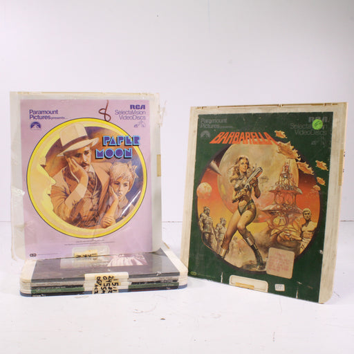 CED VideoDisc Movie Bundle of 7 (Barbarella, The Rose and More)-Records & LPs-SpenCertified-vintage-refurbished-electronics