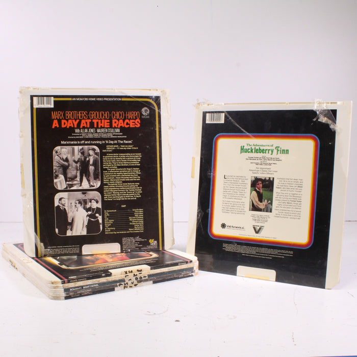 CED VideoDisc Movie Bundle of 7 (The Adventures of Huckleberry Finn and More)-Records & LPs-SpenCertified-vintage-refurbished-electronics