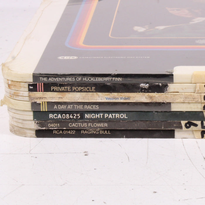 CED VideoDisc Movie Bundle of 7 (The Adventures of Huckleberry Finn and More)-Records & LPs-SpenCertified-vintage-refurbished-electronics