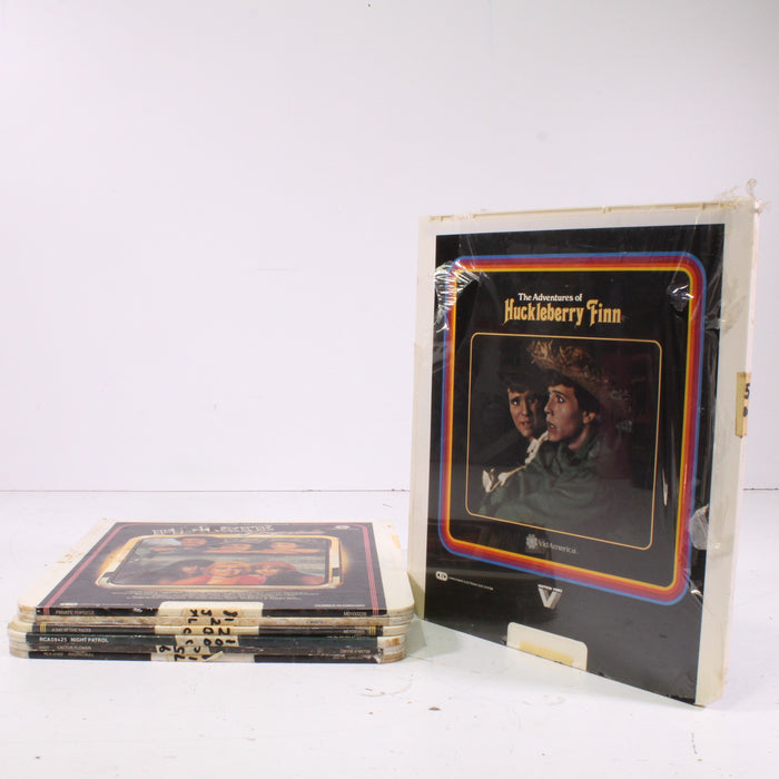CED VideoDisc Movie Bundle of 7 (The Adventures of Huckleberry Finn and More)-Records & LPs-SpenCertified-vintage-refurbished-electronics
