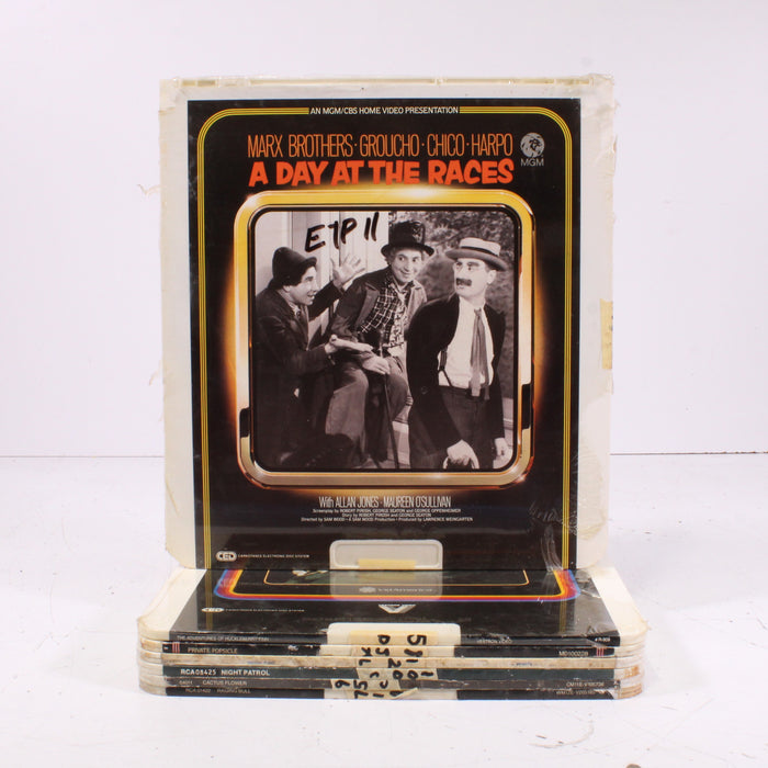 CED VideoDisc Movie Bundle of 7 (The Adventures of Huckleberry Finn and More)-Records & LPs-SpenCertified-vintage-refurbished-electronics