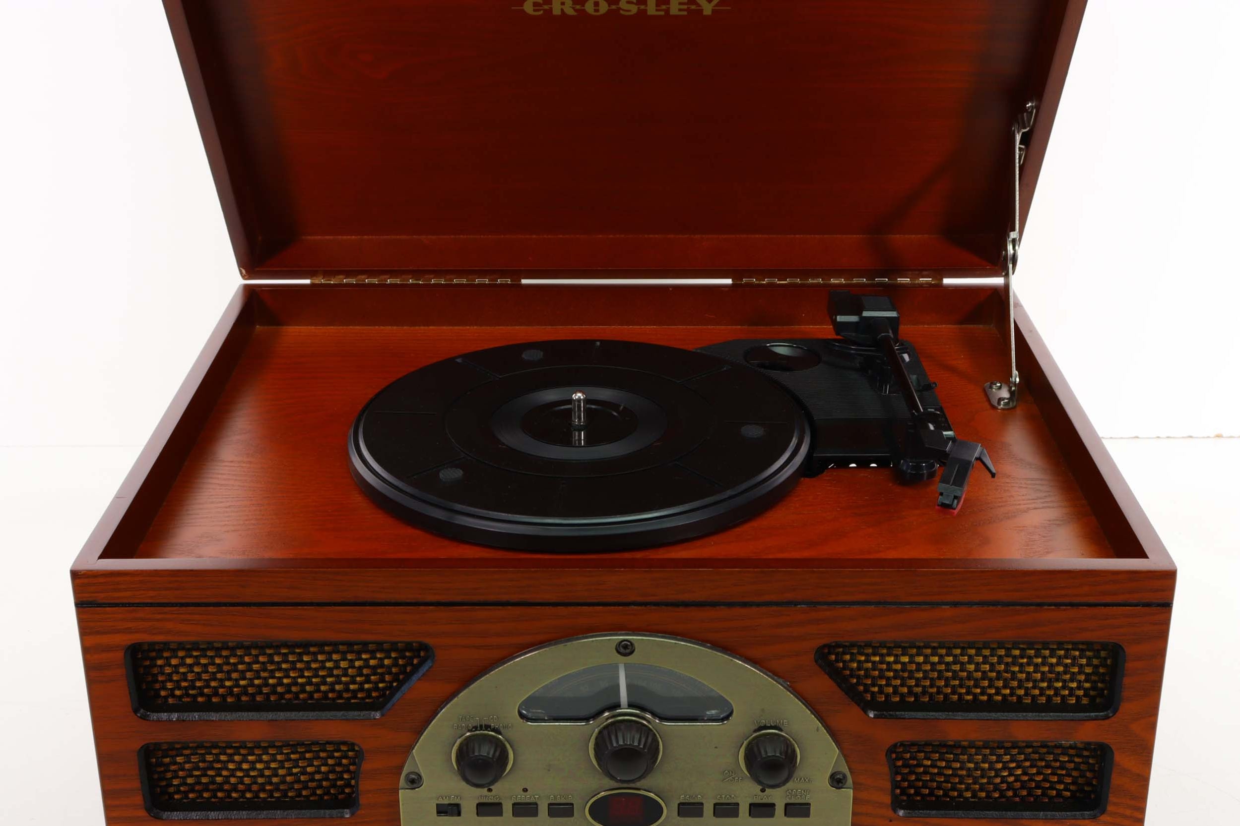 CROSLEY CR66 Vintage Record Player/CD Recorder/AM/FM Radio Music Syste ...
