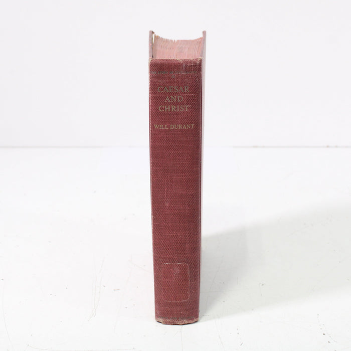 Caesar and Christ: The Story of Civilization Part III by Will Durant Hardcover Book (1944)-Books-SpenCertified-vintage-refurbished-electronics