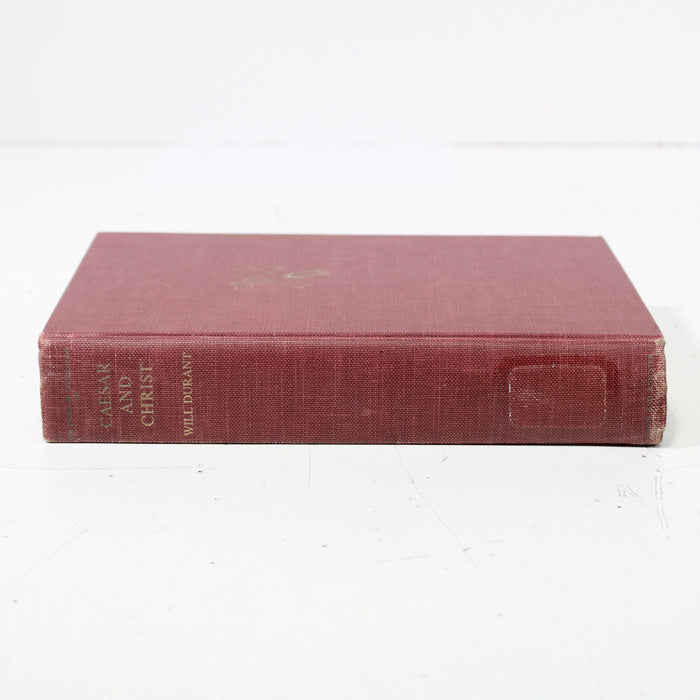 Caesar and Christ: The Story of Civilization Part III by Will Durant Hardcover Book (1944)-Books-SpenCertified-vintage-refurbished-electronics