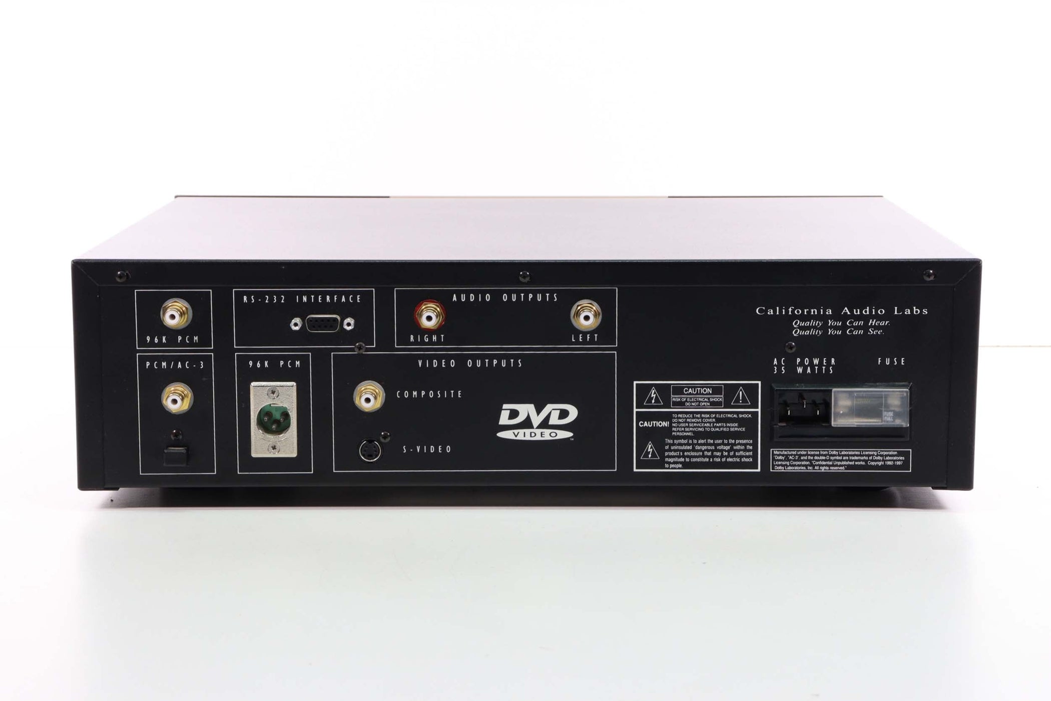 California Audio Labs CL-20 96K 24 Bit DVD HDCD Player (NO REMOTE) (AS ...