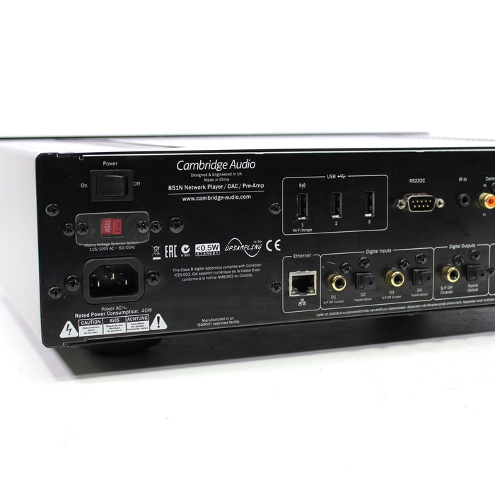 Cambridge Audio Azur 851N Network Player DAC Preamp High-Quality (NO REMOTE)-Preamps-SpenCertified-vintage-refurbished-electronics