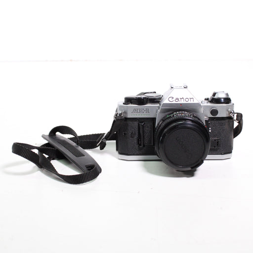 Canon AE-1 Vintage 35mm SLR Camera with 50mm 1:1.8 Lens and Carrying Case-Cameras-SpenCertified-vintage-refurbished-electronics