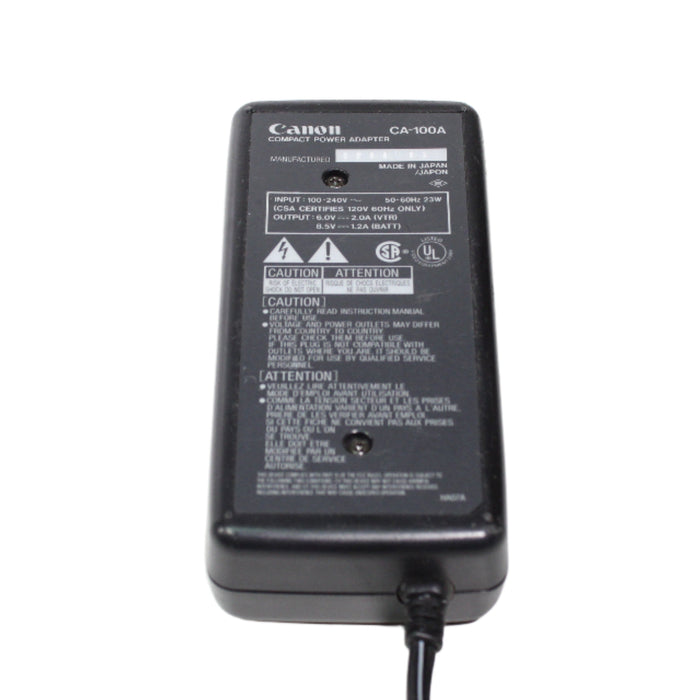 Canon CA-100A Compact Camcorder Battery Charger Power Adaptor-Camera Battery Chargers-SpenCertified-vintage-refurbished-electronics