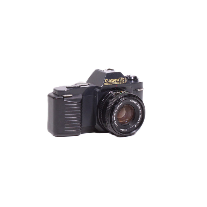 Canon T50 35mm SLR Film Camera Automatic Exposure w/ Carrying Case-Cameras-SpenCertified-vintage-refurbished-electronics