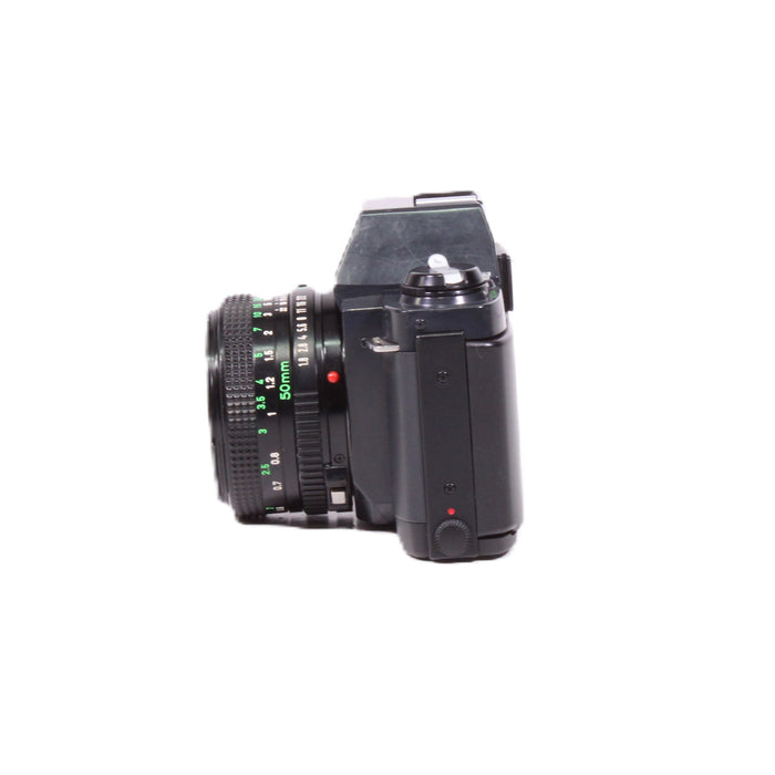 Canon T50 35mm SLR Film Camera Automatic Exposure w/ Carrying Case-Cameras-SpenCertified-vintage-refurbished-electronics