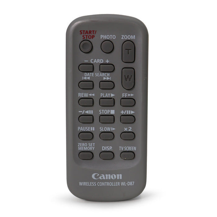 Canon WL-D87 Camcorder Remote for Model HV10 and More-Remote-SpenCertified-refurbished-vintage-electonics