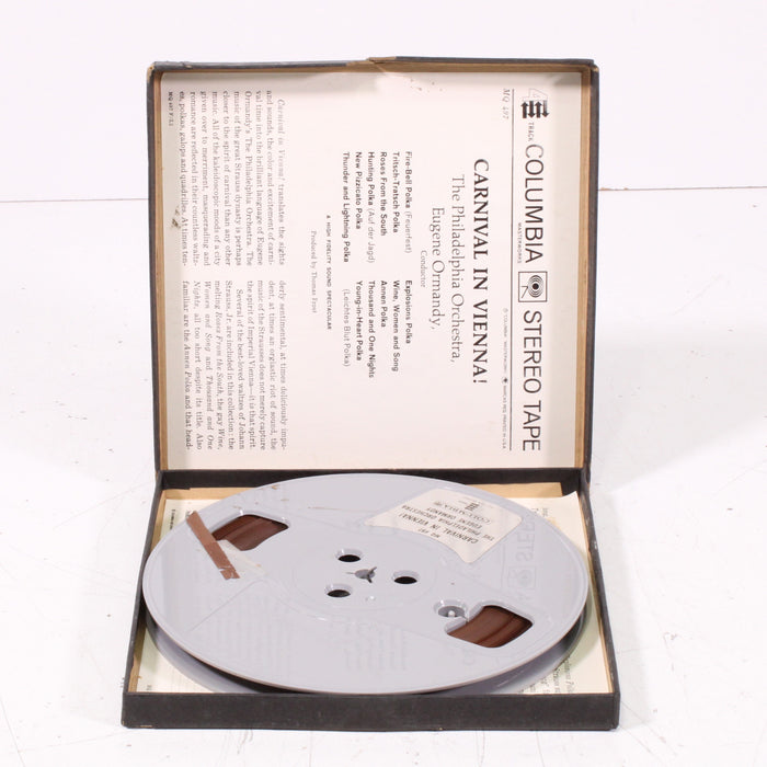Carnival in Vienna – The Philadelphia Orchestra / Eugene Ormandy – Reel to Reel Tape 7" 1/4" 7½ IPS Columbia Stereo Tape Vintage Classical Waltzes & Dances-Reel-to-Reel Tape-SpenCertified-vintage-refurbished-electronics
