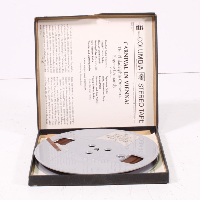 Carnival in Vienna – The Philadelphia Orchestra / Eugene Ormandy – Reel to Reel Tape 7" 1/4" 7½ IPS Columbia Stereo Tape Vintage Classical Waltzes & Dances-Reel-to-Reel Tape-SpenCertified-vintage-refurbished-electronics