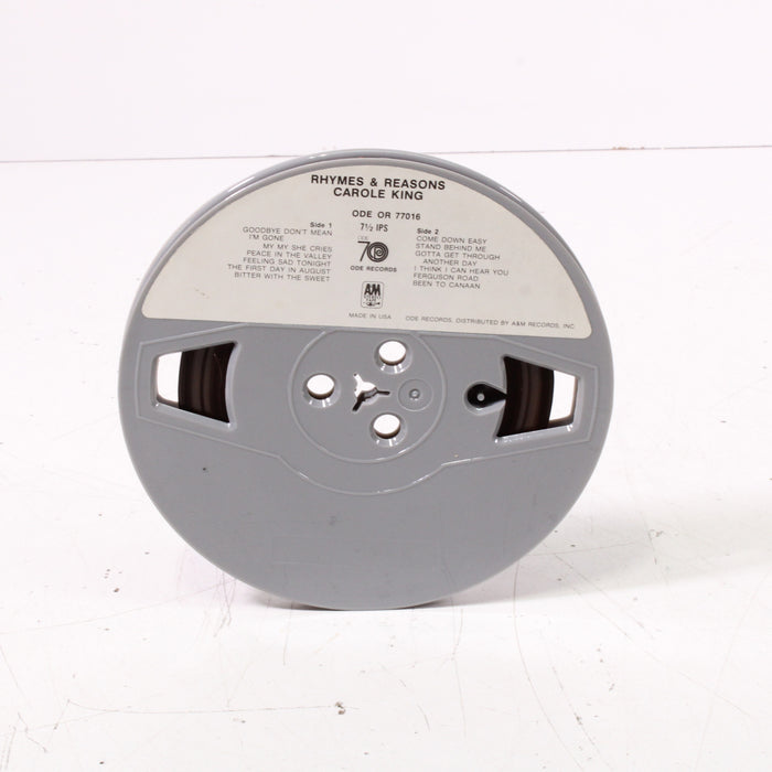 Carole King Rhymes and Reasons Reel to Reel Tape 7½ IPS 1/4" 7" Vintage Pop/Folk Rock Audiophile-Reel-to-Reel Tape-SpenCertified-vintage-refurbished-electronics