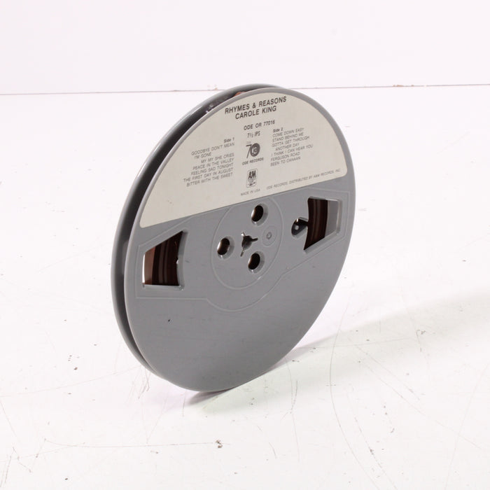 Carole King Rhymes and Reasons Reel to Reel Tape 7½ IPS 1/4" 7" Vintage Pop/Folk Rock Audiophile-Reel-to-Reel Tape-SpenCertified-vintage-refurbished-electronics