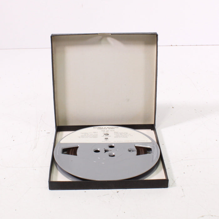 Carole King Rhymes and Reasons Reel to Reel Tape 7½ IPS 1/4" 7" Vintage Pop/Folk Rock Audiophile-Reel-to-Reel Tape-SpenCertified-vintage-refurbished-electronics