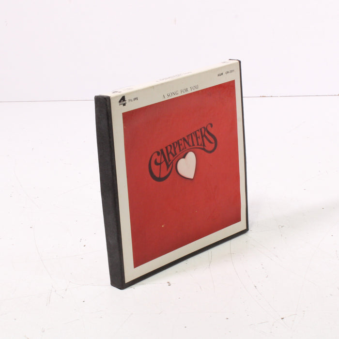 Carpenters – A Song for You – Reel to Reel Tape 7" 1/4" 7½ IPS – A&M Records – Soft Rock / Pop / 1970s Vocal Classics-Reel-to-Reel Tape-SpenCertified-vintage-refurbished-electronics